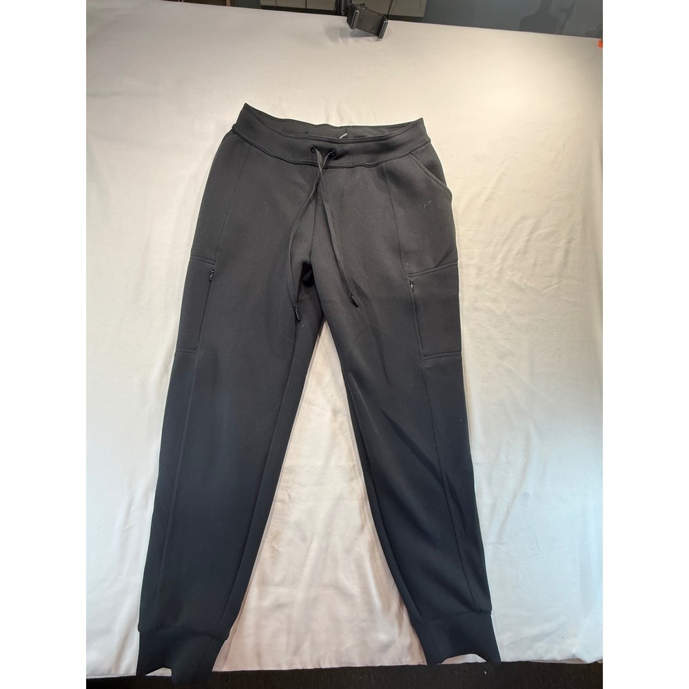 32 Degrees Heat Womens Jogger Pants Size S Black Cargo Zipper Pocket Sweatpants